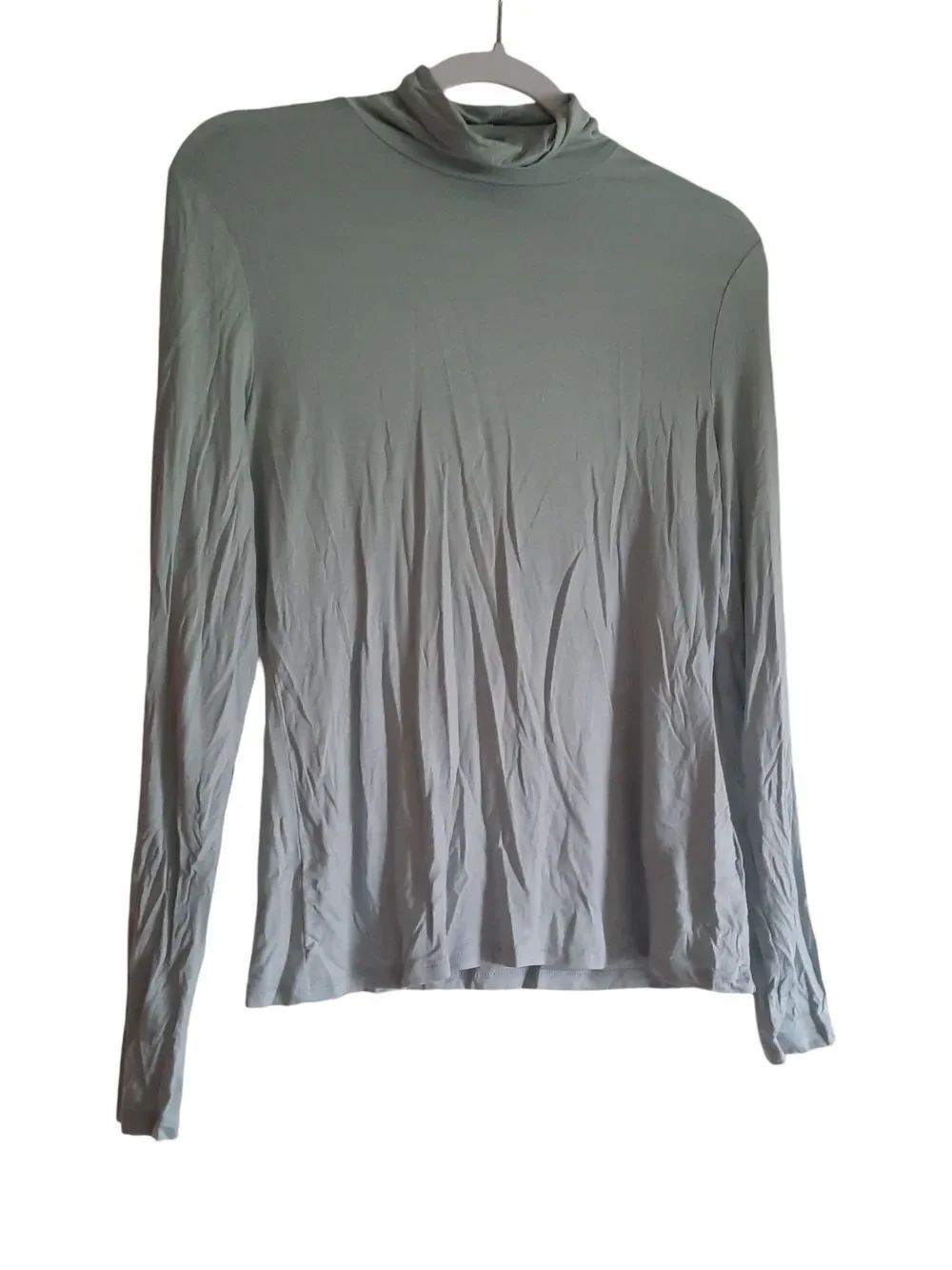 H&M Sage Green Turtleneck Top